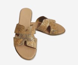 Gold Cork Slippers 503