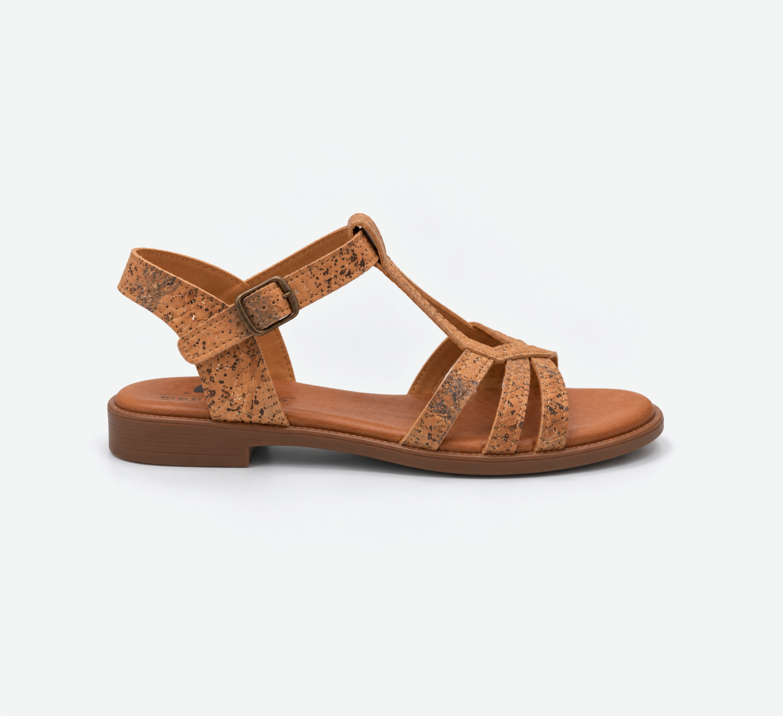 Gold Cork Sandals 2137 - Image 1