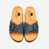 Blue Cork Flat Slippers With Adjustable Strap 2001 - Thumbnail Image 3