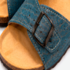 Blue Cork Flat Slippers With Adjustable Strap 2001 - Thumbnail Image 6