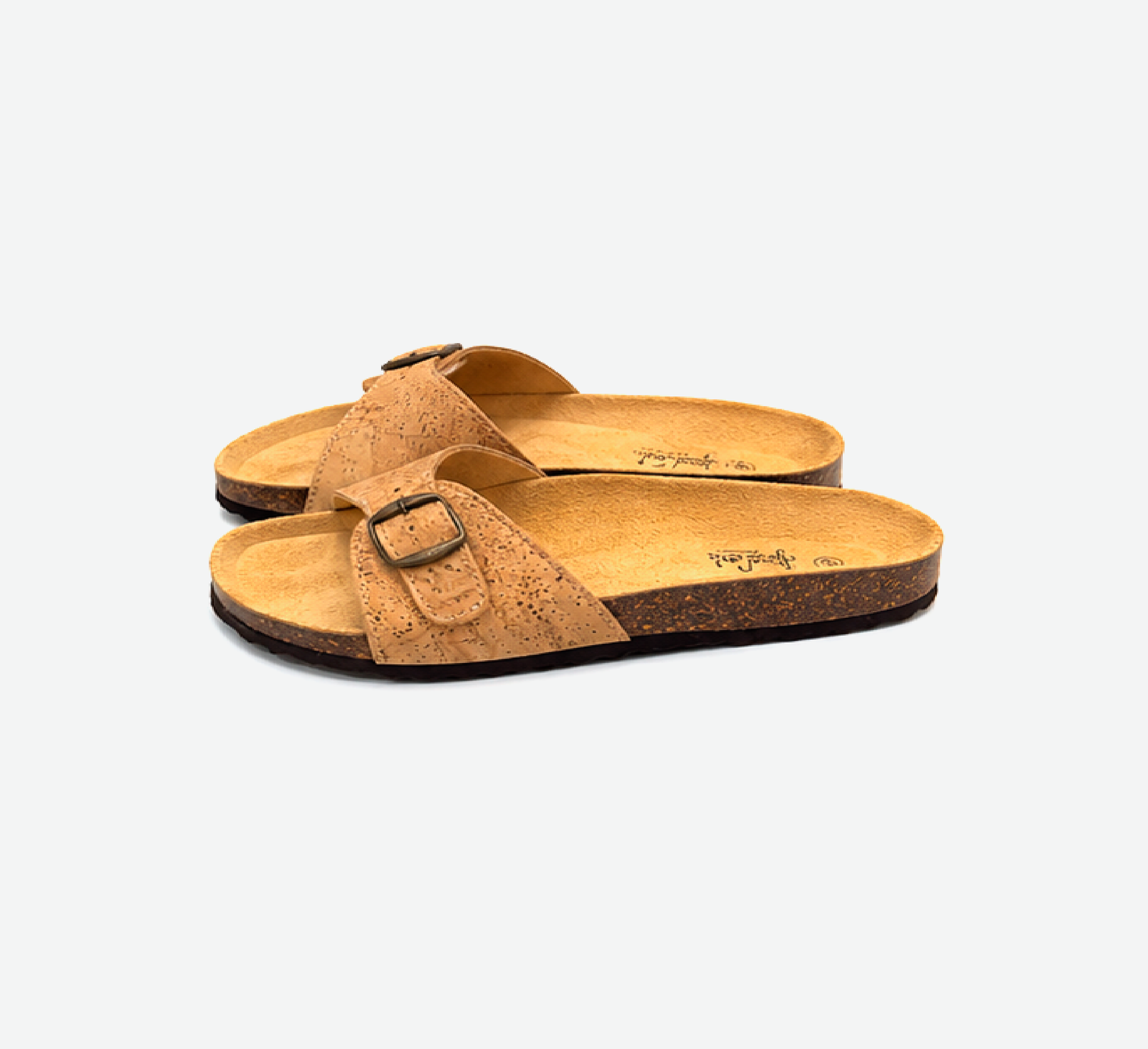 Cork Flat Slippers With Adjustable Strap 2001 - Image 5