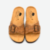 Gold Cork Flat Slippers With Adjustable Strap 2001 - Thumbnail Image 3