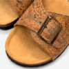 Gold Cork Flat Slippers With Adjustable Strap 2001 - Thumbnail Image 6