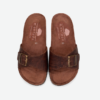 Brown Cork Flat Slippers With Adjustable Strap 2001 - Thumbnail Image 3