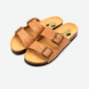 Cork Flat Slippers with Two Adjastable Straps 1585 - Thumbnail Image 1