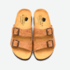 Cork Flat Slippers with Two Adjastable Straps 1585 - Thumbnail Image 3