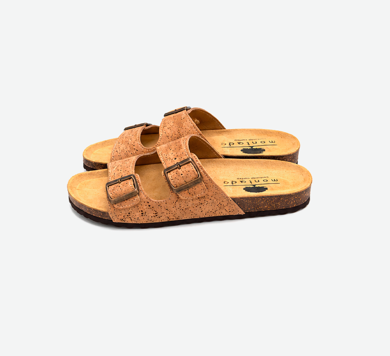 Cork Flat Slippers with Two Adjastable Straps 1585 - Image 5