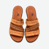 Brown Cork Slippers Three Straps 308 - Thumbnail Image 2