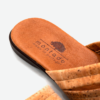 Brown Cork Slippers Three Straps 308 - Thumbnail Image 5