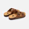 Cork Light Brown Flat Slippers with Two Adjastable Straps 1585 - Thumbnail Image 7
