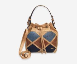 Cork Shoulder Bag With Drawstring 0020