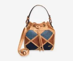 Cork Shoulder Bag With Drawstring 0020