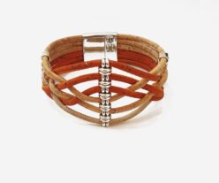 Large Cross Cork Eco Bracelet