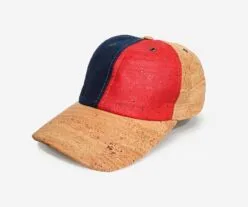 Natural Red/Blue Cork Classic Cap