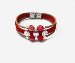 Cork Bracelet With Four Balls