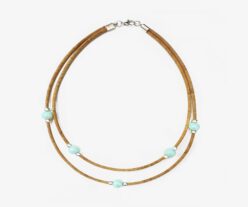 Cork Necklace With Two Strap