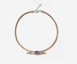 Cork Necklace With “Azulejo”