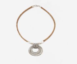 Cork Necklace With Stainless Steel (Style 2)