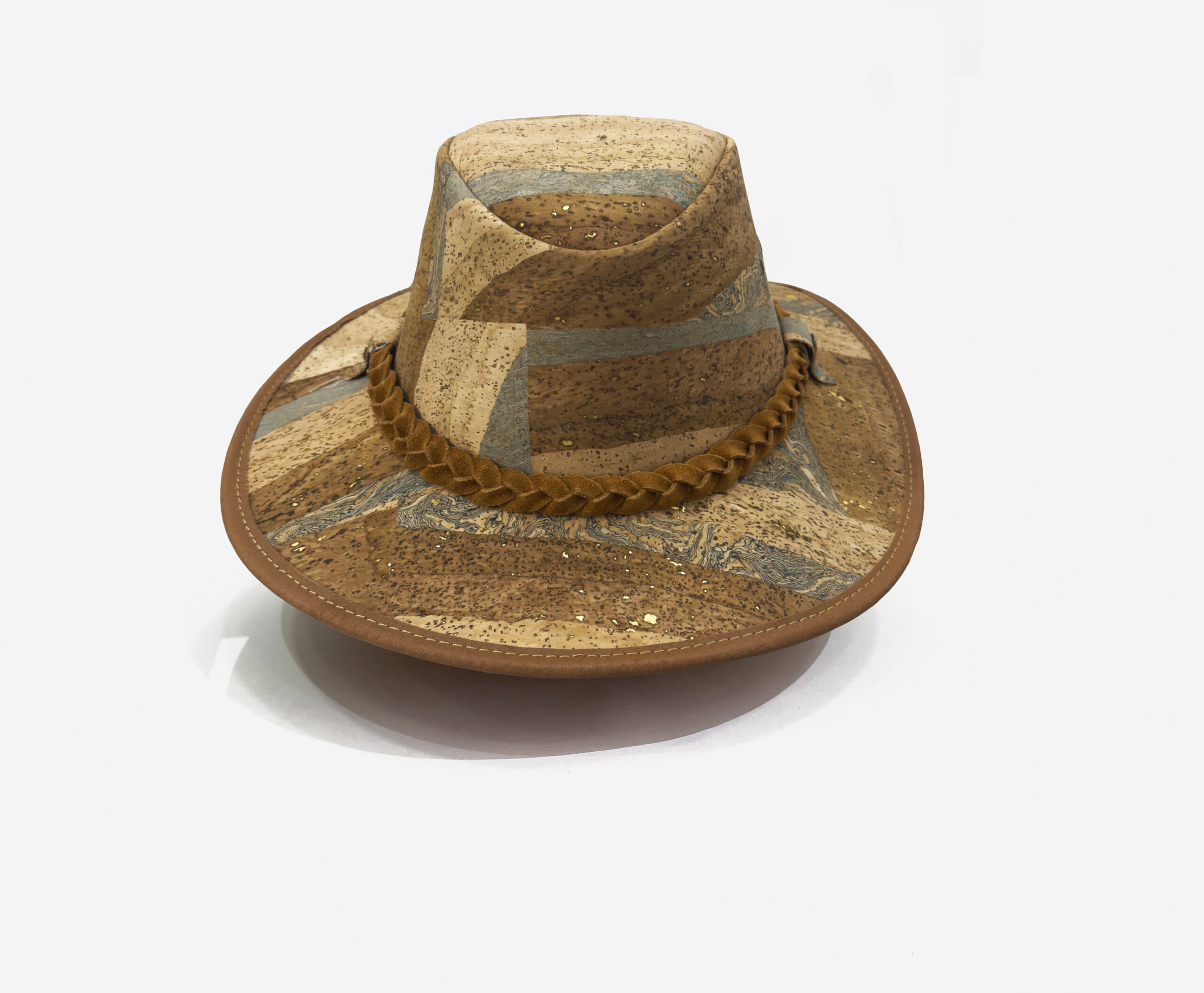 Cork and genuine leather cowboy Hat image1