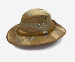 Colorful Cork and Leather Cowboy Hat