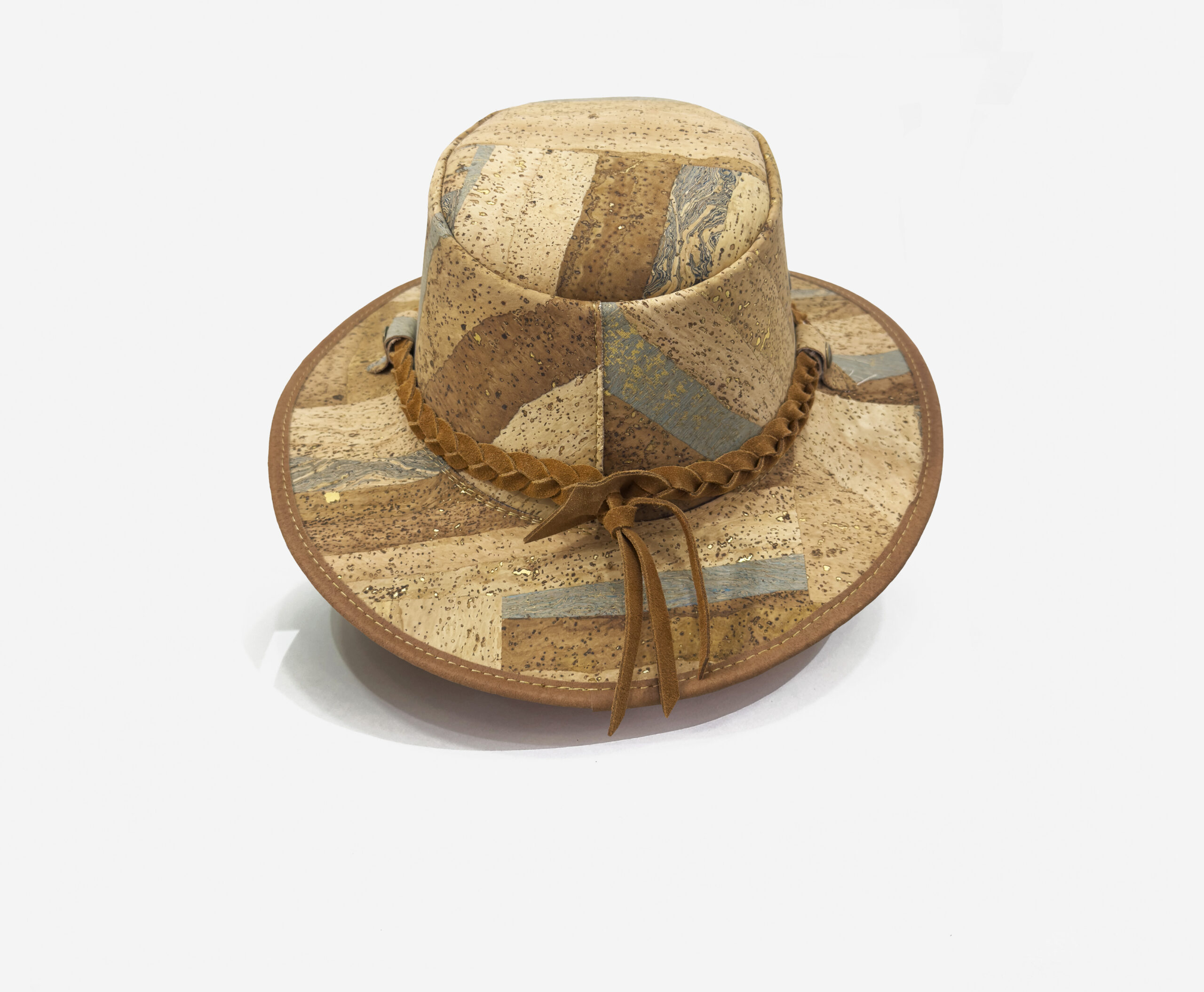 Men cork and genuine leather cowboy image3