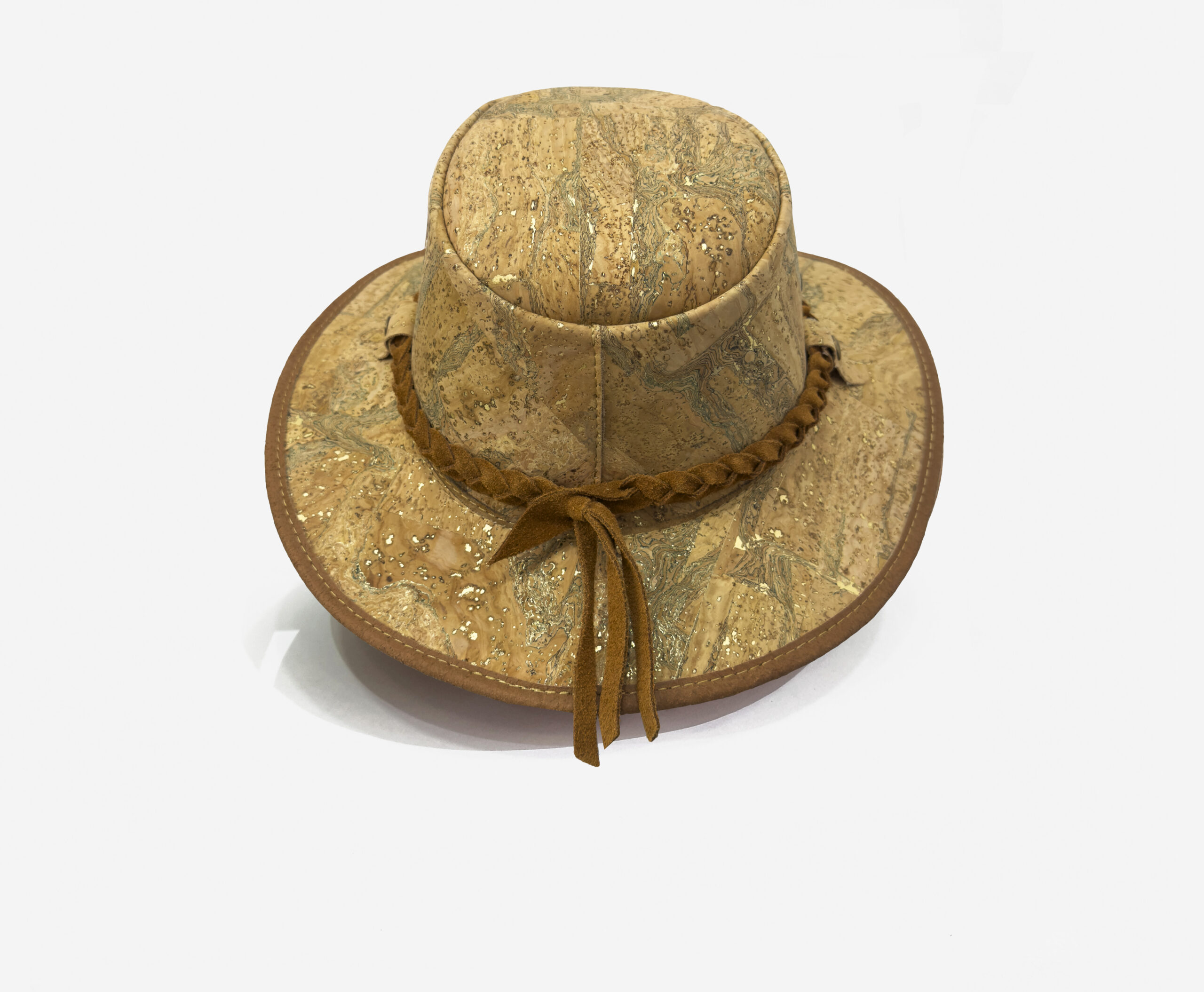 Men cork and genuine leather cowboy image4