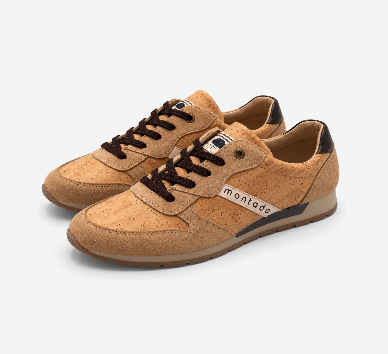 Stylish Men Cork High Sneakers 107 - Image 2