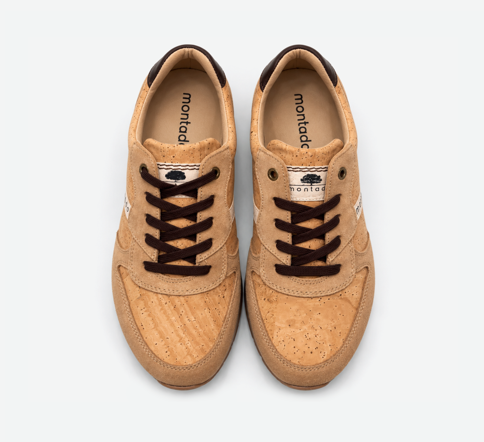Stylish Men Cork High Sneakers 107 - Image 3