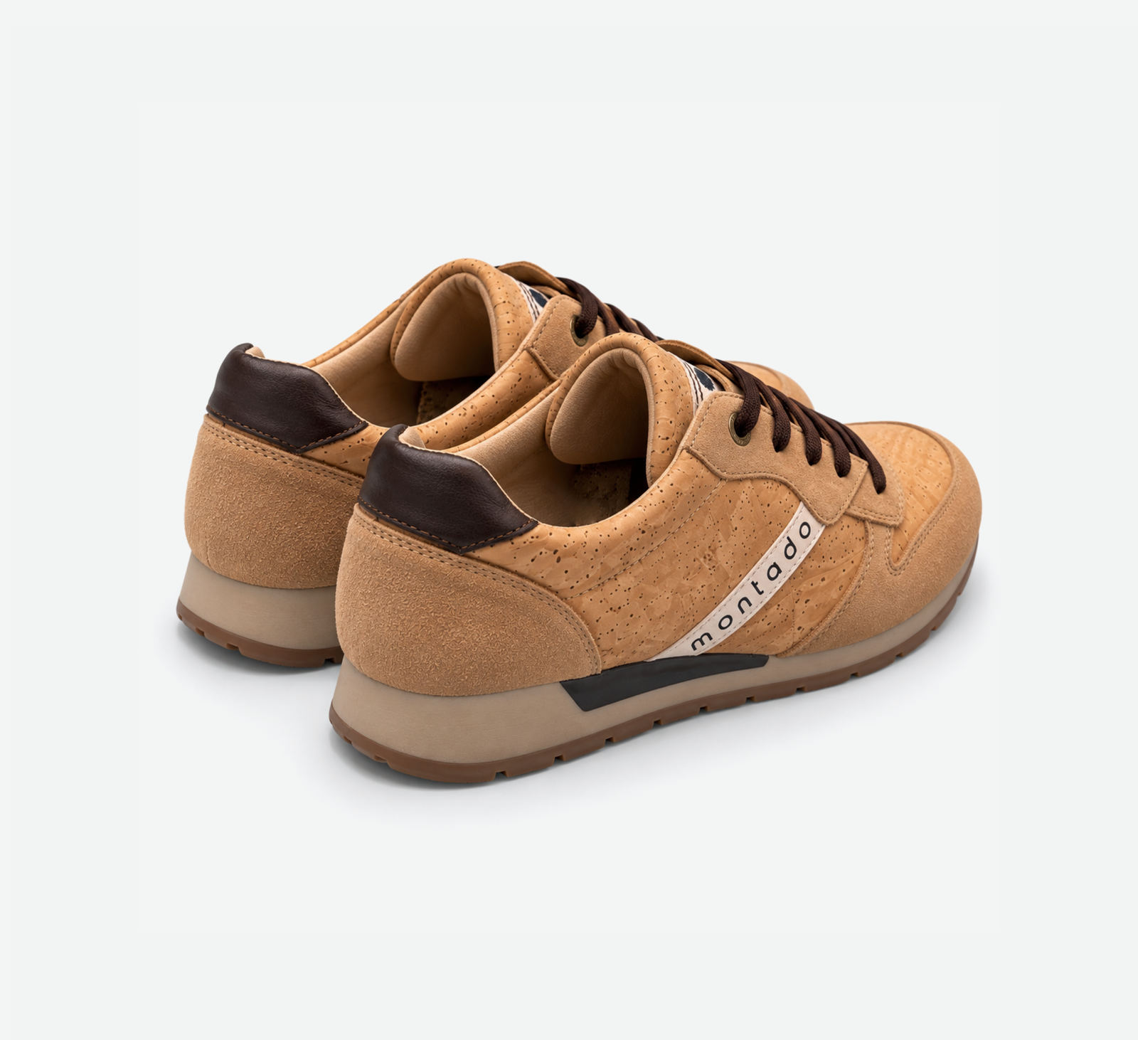 Stylish Men Cork High Sneakers 107 - Image 4