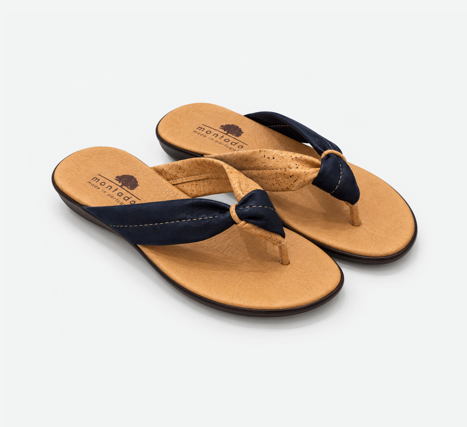 Blue Cork Slippers to put Finger 6834 - Image 2